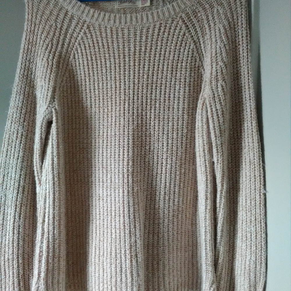 Tan Faded Glory Sweater